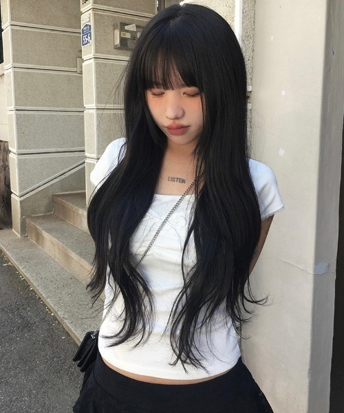 anyonemore(エニワンモア)の「フロントシャーリングリボンレース半袖Tシャツ(Tシャツ/カットソー・レディース・ホワイト/グレー/ブラック・FREE)」の2枚目の写真