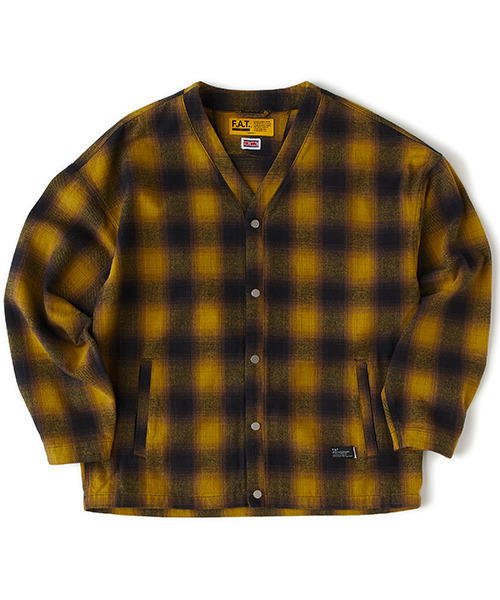 FAT(エフエイティー)の「MAC STEAM(カーディガン/ボレロ・メンズ・イエロー/グレー/グリーン・SKINNY(L)/TITCH(M)/JUMBO(XXL)/FAT(XL))」の3枚目の写真