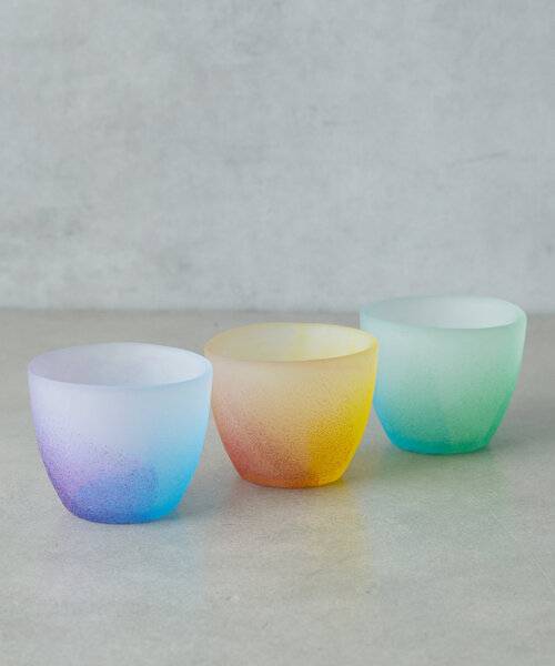 BIRTHDAY BAR（バースデイバー）の「空のいろどりミスト グラス（グラス/マグカップ/タンブラー・レディース・ブルー/オレンジ/ブルー系その他・0）」の6枚目の写真