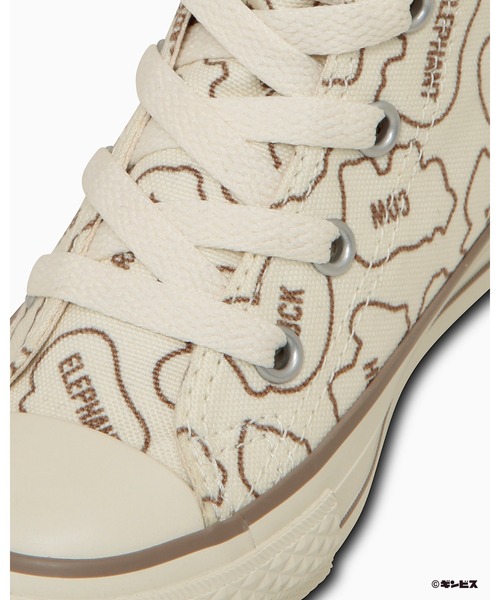 CONVERSE ALL STAR（コンバースオールスター）の「CHILD ALL STAR BS Z HI / TABEKKO DOUBUTSU / チャイルド　オールスター　ＢＳ　Ｚ　ＨＩ　/　たべっ子どうぶつ（スニーカー・キッズ・オフホワイト・15.0cm/16.0cm/17.0cm/18.0cm/19.0cm/20.0cm/21.0cm/22.0cm）」の7枚目の写真