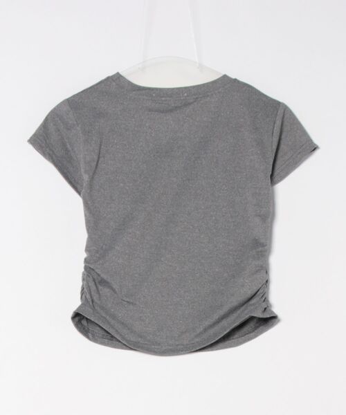IMARI(イマリ)の「【 IMARI / イマリ 】 サイド シャーリング シンプル Tシャツ(Tシャツ/カットソー・レディース・グレー/ブラック/ホワイト・L/M)」の4枚目の写真