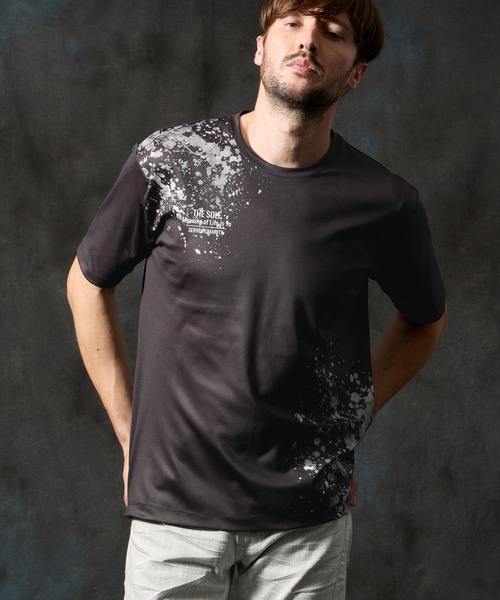 スプラッタープリント半袖Ｔシャツ スプラッタープリント半袖Tシャツ（Tシャツ/カットソー