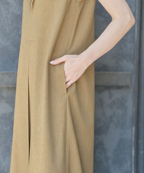 WEB限定】Aラインボックスプリーツワンピース（ワンピース