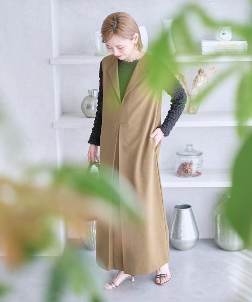 ZOZO限定】Aラインボックスプリーツワンピース（ワンピース