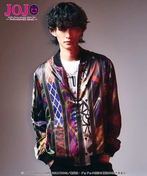 Glamb グラム　幾何学　切り替えスタジャン glamb×龍が如く8 先行予約 11月上旬～中旬入荷予定 glamb グラム