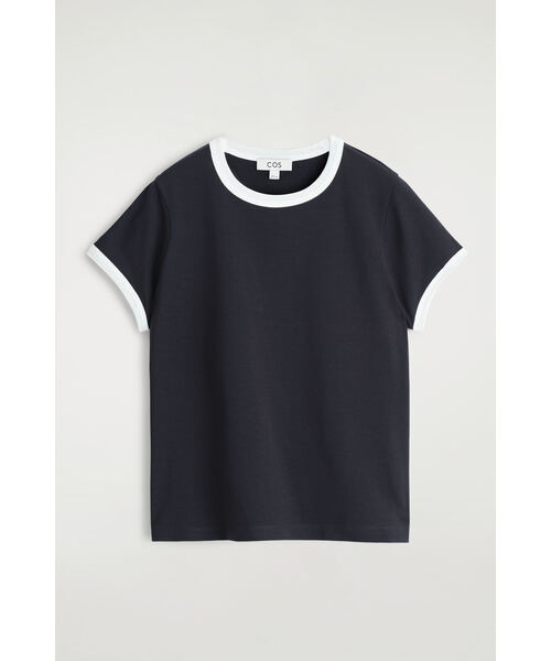 COS(コス)の「スリムリンガーTシャツ(Tシャツ/カットソー・レディース・ネイビー/ブラック/ホワイト系その他2/ホワイト系その他・XS/L/M/S)」の13枚目の写真
