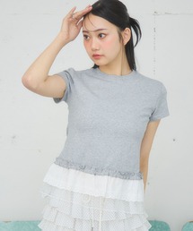 3.3 Field Trip  | 3.3 Field Trip／スソドットフリルT(Tシャツ/カットソー)
