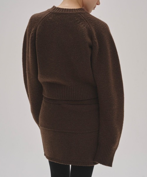 TODAYFUL WOOL100%ラグランニット チャコールグレー TODAYFUL WOOL100%ラグランニット チャコールグレー｜TODAYFUL