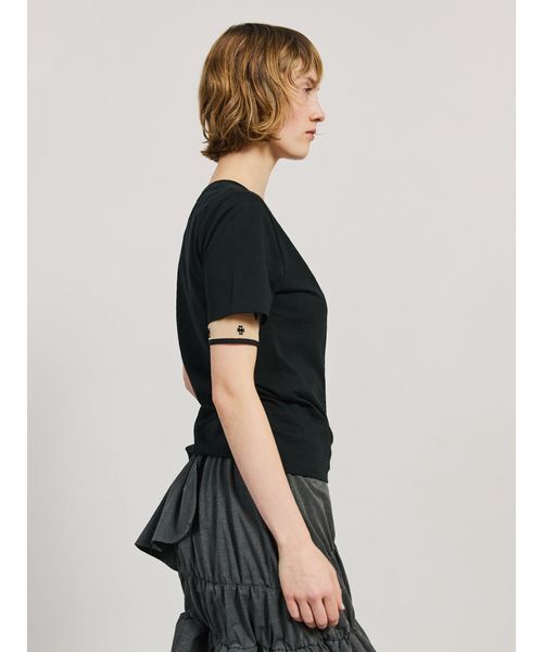SORIN（ソリン　）の「SWAN Cutwork Compact T-shirt（Tシャツ/カットソー・レディース・ホワイト/ライム/ブラック・38）」の10枚目の写真