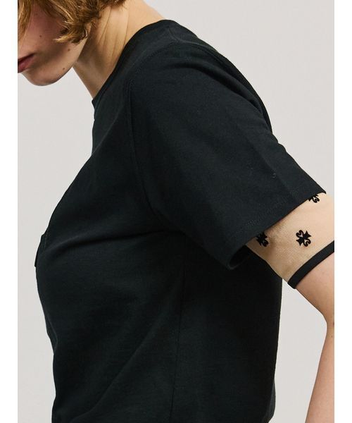 SORIN（ソリン　）の「SWAN Cutwork Compact T-shirt（Tシャツ/カットソー・レディース・ホワイト/ライム/ブラック・38）」の16枚目の写真