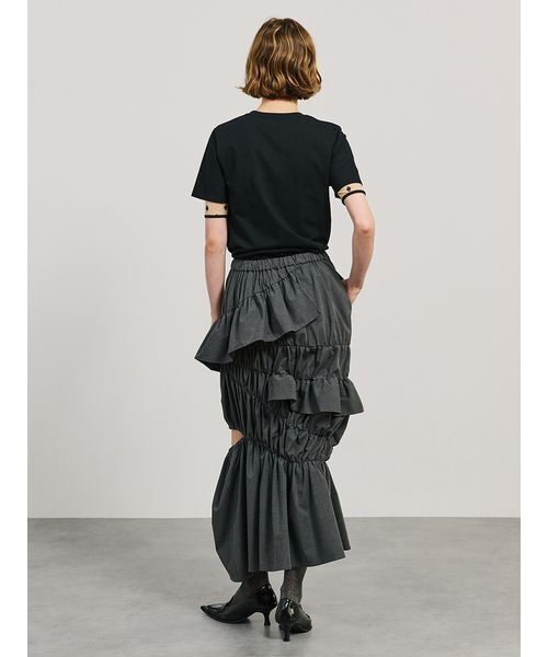 SORIN（ソリン　）の「SWAN Cutwork Compact T-shirt（Tシャツ/カットソー・レディース・ホワイト/ライム/ブラック・38）」の19枚目の写真