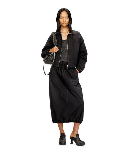 DIESEL（ディーゼル）の「ウィメンズ ジョグ ブルゾン DE-SANDERZ JOGG（ブルゾン・レディース・ブラック・LARGE/SMALL/MEDIUM/X-SMALL）」の3枚目の写真