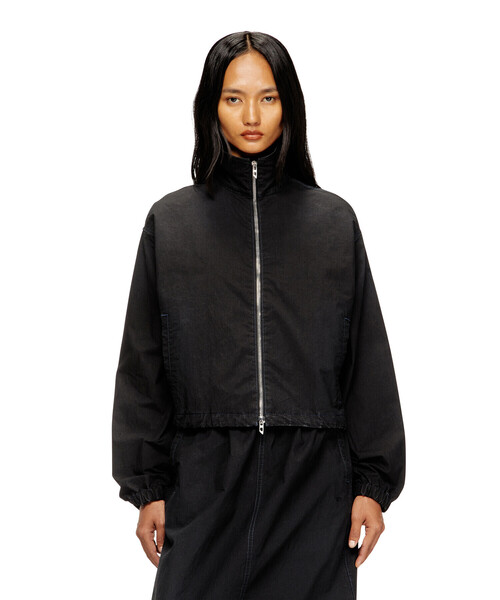 DIESEL（ディーゼル）の「ウィメンズ ジョグ ブルゾン DE-SANDERZ JOGG（ブルゾン・レディース・ブラック・LARGE/SMALL/MEDIUM/X-SMALL）」の5枚目の写真