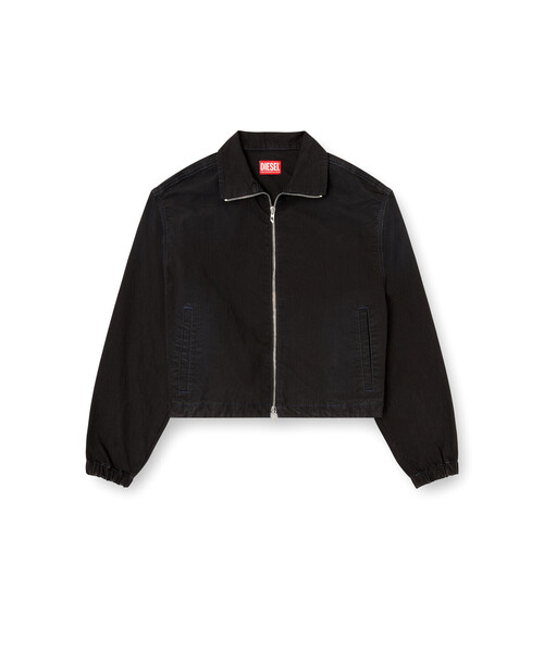 DIESEL（ディーゼル）の「ウィメンズ ジョグ ブルゾン DE-SANDERZ JOGG（ブルゾン・レディース・ブラック・LARGE/SMALL/MEDIUM/X-SMALL）」の6枚目の写真