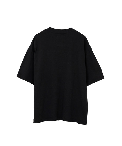 Maison MIHARA YASUHIRO（メゾンミハラヤスヒロ）の「Happy Face Printed Distressed T-shirt（Tシャツ/カットソー・レディース・ブラック/ホワイト/ブラウン・36/38/40）」の12枚目の写真