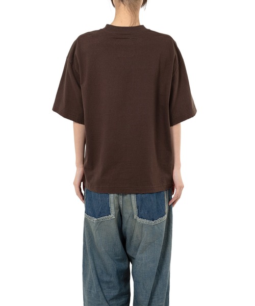 tシャツ Happy Face Printed Distressed T-shirt レディース Happy Face Printed Distressed T-shirt（Tシャツ/カットソー