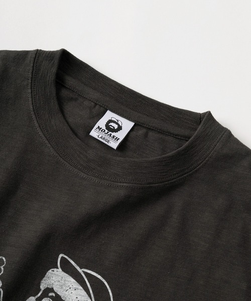 make a ray!(メイク ア レイ!)の「【84】オジー グラフィック 5分袖 スウェット Tシャツ/バックプリント/メンズ/レディース/接触冷感(Tシャツ/カットソー・メンズ・ホワイト系その他/ブラウン/ホワイト/チャコールグレー/カーキ/ダークグレー・M/L)」の9枚目の写真