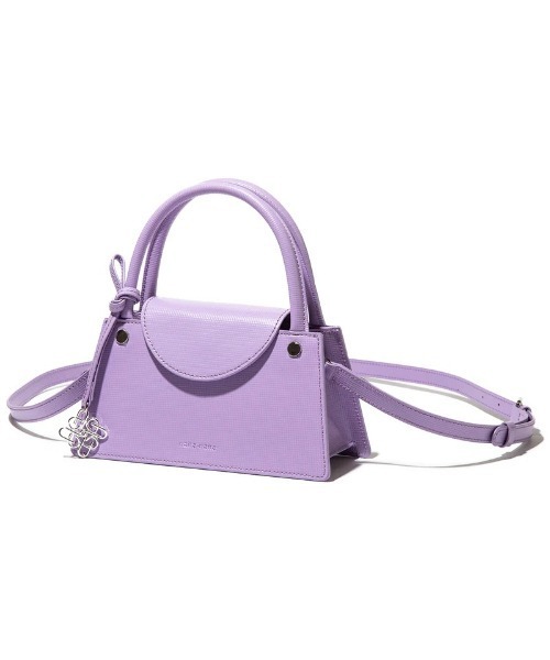 Kinetics（キネティクス）の「nana-nana KNOT MINI SHOULDER BAG（ナナナナ ノット ミニショルダーバッグ）（ショルダーバッグ・レディース・ブラック/ラベンダー・ONE SIZE）」の2枚目の写真