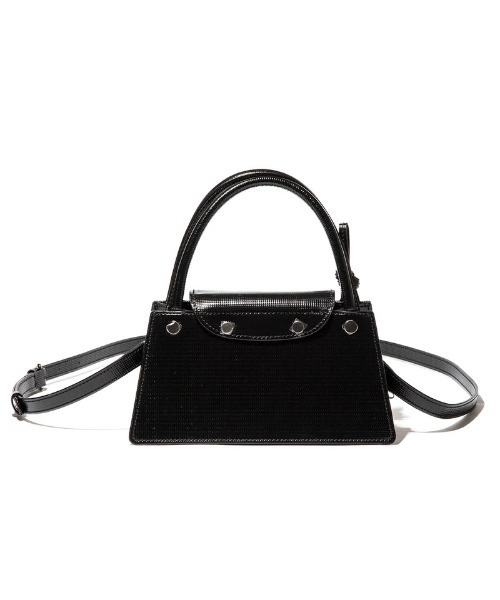 Kinetics（キネティクス）の「nana-nana KNOT MINI SHOULDER BAG（ナナナナ ノット ミニショルダーバッグ）（ショルダーバッグ・レディース・ブラック/ラベンダー・ONE SIZE）」の3枚目の写真
