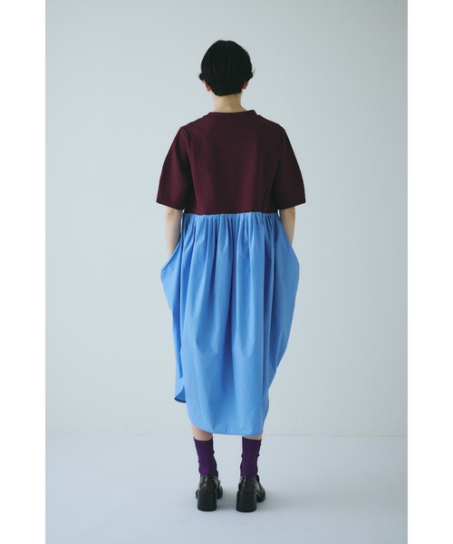 HeRIN.CYE(ヘリンドットサイ)の「Cut docking shirt dress カットドッキングシャツドレス(ワンピース・レディース・ブラック/マジェンタ/グレー・38/36)」の17枚目の写真