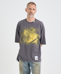 【Maison MIHARAYASUHIRO / メゾンミハラヤスヒロ】SMILY FACE PRINTED TEE