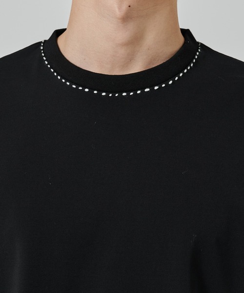 STUDIOUS(ステュディオス)の「【STUDIOUS】HAND STITCH TEE(Tシャツ/カットソー・メンズ・ホワイト/ブラック・1/2)」の17枚目の写真