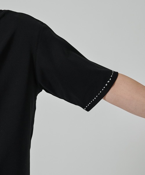 STUDIOUS(ステュディオス)の「【STUDIOUS】HAND STITCH TEE(Tシャツ/カットソー・メンズ・ホワイト/ブラック・1/2)」の18枚目の写真