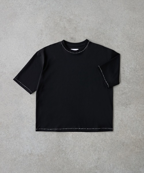 STUDIOUS(ステュディオス)の「【STUDIOUS】HAND STITCH TEE(Tシャツ/カットソー・メンズ・ホワイト/ブラック・1/2)」の20枚目の写真