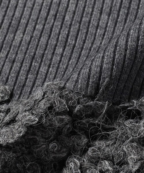 Ray BEAMS(レイビームス)の「RBS / フリンジ キリカエ ニット スカート(スカート・レディース・シルバー/ベージュ・ONE SIZE)」の11枚目の写真