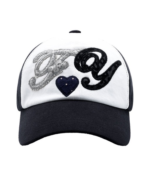 ★FANCYCLUB★FY PATCH BLOCK BALL CAP (NAVY)★正規品/直送料込 セール】FANCY CLUB/ファンシークラブ FY Patch Block Ball Cap