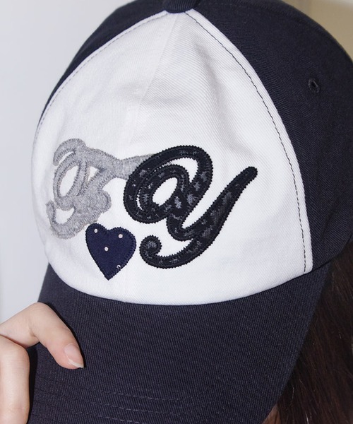 ★FANCYCLUB★FY PATCH BLOCK BALL CAP (NAVY)★正規品/直送料込 セール】FANCY CLUB/ファンシークラブ FY Patch Block Ball Cap