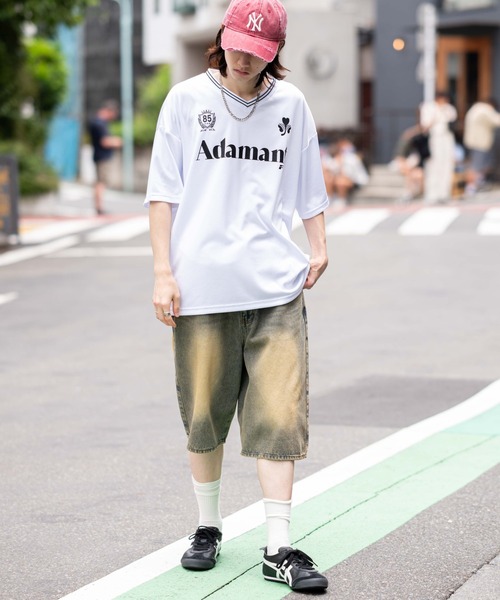 WEGO(ウィゴー)の「WEGO/アクセ付きメッシュロゴT(Tシャツ/カットソー・メンズ・ブラック/ネイビー/ホワイト・LARGE/MEDIUM)」の12枚目の写真