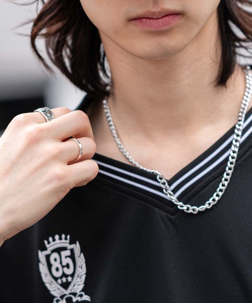 WEGO(ウィゴー)の「WEGO/アクセ付きメッシュロゴT(Tシャツ/カットソー・メンズ・ブラック/ネイビー/ホワイト・LARGE/MEDIUM)」の15枚目の写真