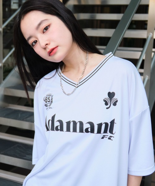WEGO(ウィゴー)の「WEGO/アクセ付きメッシュロゴT(Tシャツ/カットソー・メンズ・ブラック/ネイビー/ホワイト・LARGE/MEDIUM)」の11枚目の写真