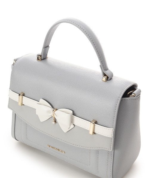 PARFOIS★リボンキーフォルダー付きバイカラーショルダーバック 332677.jpg
