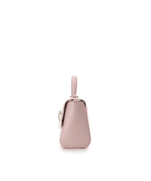 PARFOIS★リボンキーフォルダー付きバイカラーショルダーバック Mode Ribbon Collection】リボン×キルティングミニスクエア