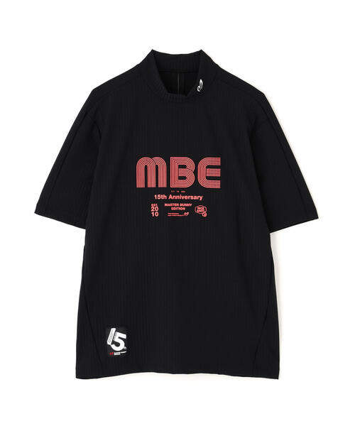 MASTER BUNNY EDITION(マスターバニーエディション)の「【MASTER BUNNY EDITION】75dフルダルサッカーストライプ半袖ハイネックカットソー(Tシャツ/カットソー・メンズ・オレンジ/グリーン/ホワイト・LARGE/X-LARGE/XX-LARGE)」の9枚目の写真