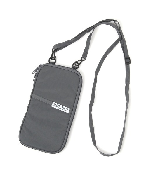 LAKOLE（ラコレ）の「ショルダーパスポートケース / 493704（パスポートケース・レディース・ブラック/グレー・FREE）」の3枚目の写真