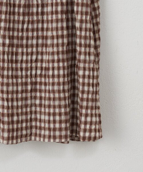 新色追加!】シャーリングチェックキャミチュニック（チュニック