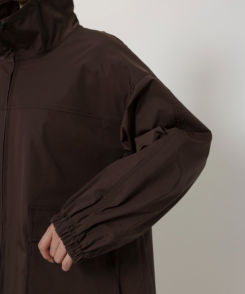 BABYLONE（バビロン）の「【多機能素材】スタンドカラードロストブルゾン（ブルゾン・レディース・ブラウン/ネイビー・フリー）」の5枚目の写真