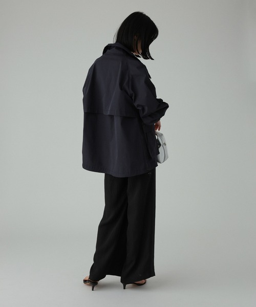 BABYLONE（バビロン）の「【多機能素材】スタンドカラードロストブルゾン（ブルゾン・レディース・ブラウン/ネイビー・フリー）」の20枚目の写真