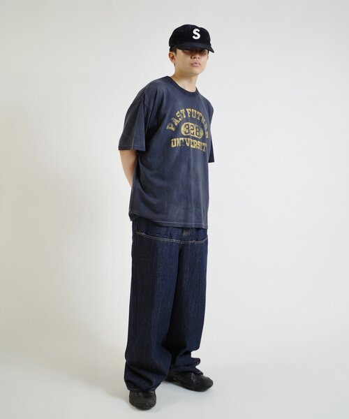 WHO'S WHO gallery(フーズフーギャラリー)の「【From Vintage】 WRONGカレッジTEE(Tシャツ/カットソー・レディース・グレー/ネイビー・FREE)」の6枚目の写真