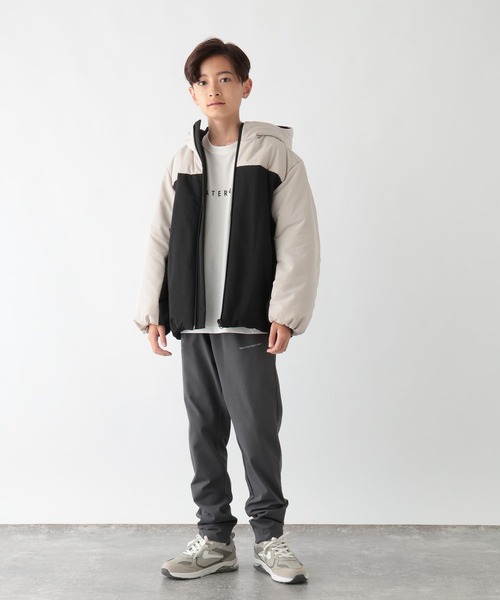 GLOBAL WORK（グローバルワーク）の「ライトウォームスマートブルゾン/495926（ブルゾン・キッズ・ブラック/ベージュ/グレー/グリーン・130cm/140cm/150cm/160cm/170cm）」の9枚目の写真