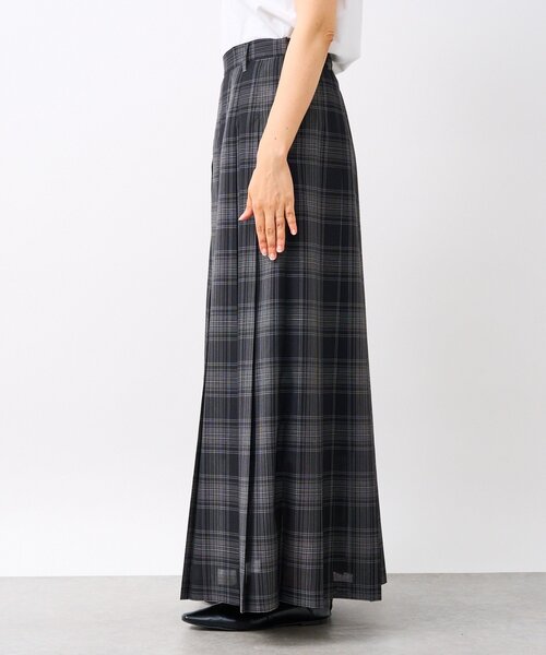 RIVE DROITE（リヴドロワ）の「シアーチェックプリーツスカート（スカート・レディース・ブラック/オフホワイト・38/36）」の8枚目の写真