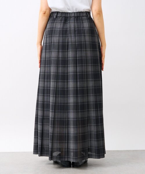 RIVE DROITE（リヴドロワ）の「シアーチェックプリーツスカート（スカート・レディース・ブラック/オフホワイト・38/36）」の9枚目の写真