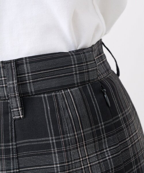 RIVE DROITE（リヴドロワ）の「シアーチェックプリーツスカート（スカート・レディース・ブラック/オフホワイト・38/36）」の12枚目の写真