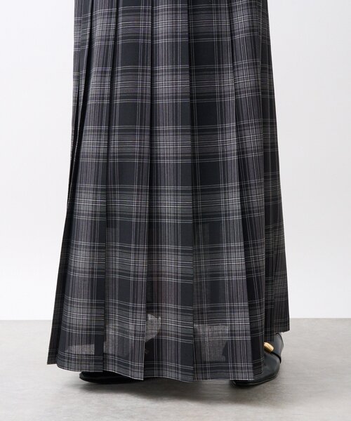 RIVE DROITE（リヴドロワ）の「シアーチェックプリーツスカート（スカート・レディース・ブラック/オフホワイト・38/36）」の13枚目の写真