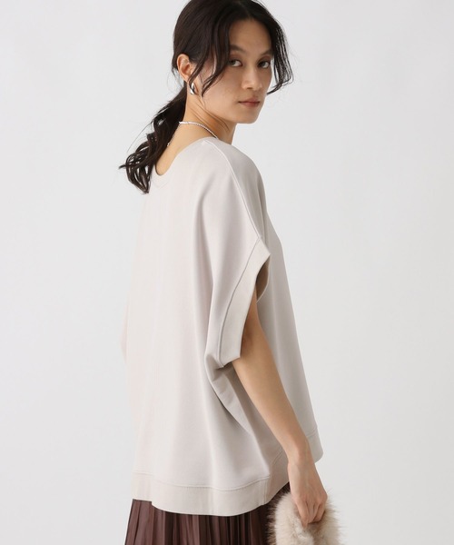 Elura（エルーラ）の「裏毛ドルマンプルオーバー/588164（Tシャツ/カットソー・レディース・ホワイト/チャコールグレー/ライトベージュ・FREE）」の15枚目の写真