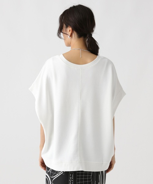 Elura（エルーラ）の「裏毛ドルマンプルオーバー/588164（Tシャツ/カットソー・レディース・ホワイト/チャコールグレー/ライトベージュ・FREE）」の20枚目の写真