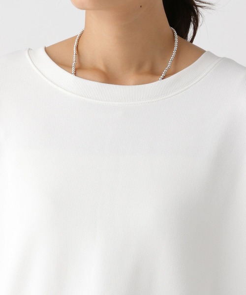 Elura（エルーラ）の「裏毛ドルマンプルオーバー/588164（Tシャツ/カットソー・レディース・ホワイト/チャコールグレー/ライトベージュ・FREE）」の21枚目の写真